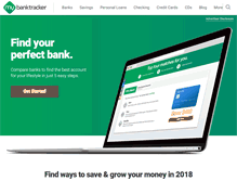 Tablet Screenshot of mybanktracker.com